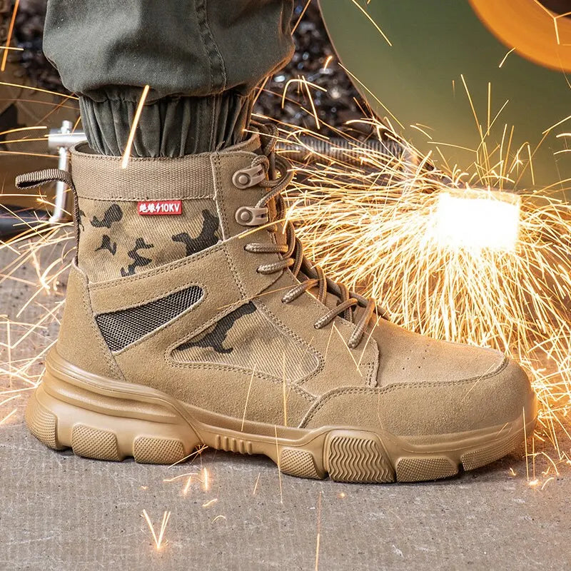 Tulldent Desert Combat Indestructible Safety Boots | Ultimate Protection Footwear