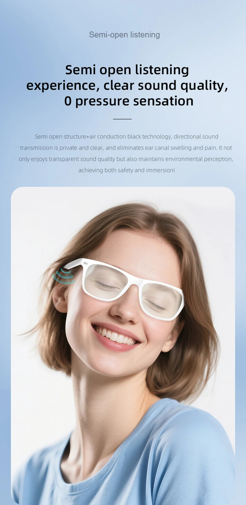VIVO Fashion Smart Glasses | Waterproof Bluetooth Audio & Calls
