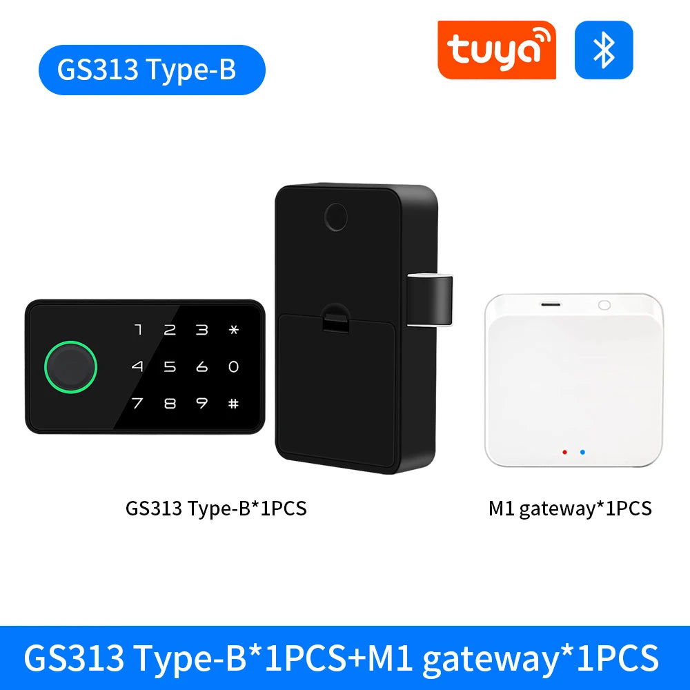 Invisible Biometric Drawer Lock - Smart Bluetooth & IC Card Security