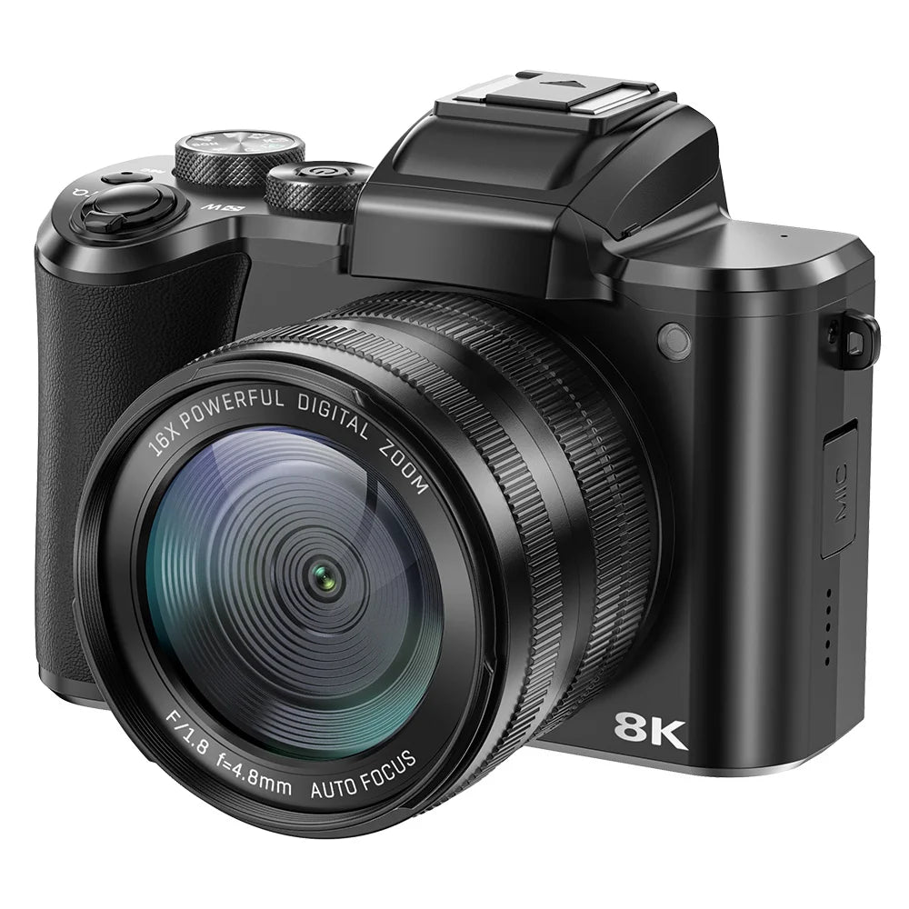 Vabena 8K 88MP Dual-Lens Vlogging Camera with Wi-Fi