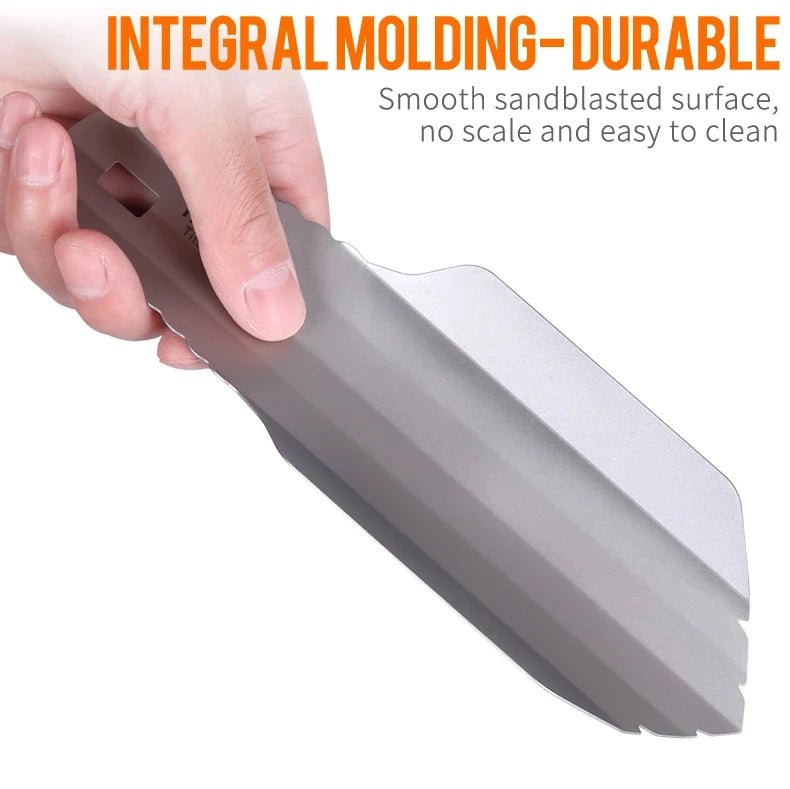 Tiartisan Titanium Mini Trowel - Ultralight Camping Hiking Garden Shovel