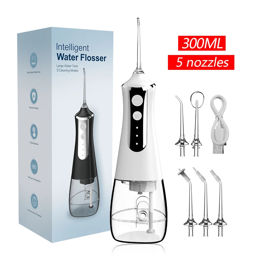Vabena Oral Irrigator Water Flosser - Deep Clean Teeth Pick