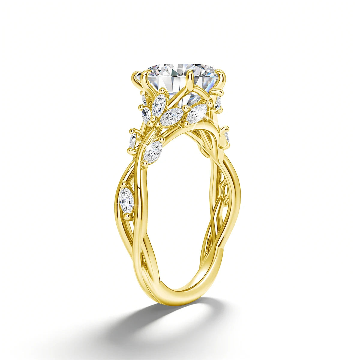 Vabena 14K Gold Filled 3CT Marquise Moissanite Engagement Ring
