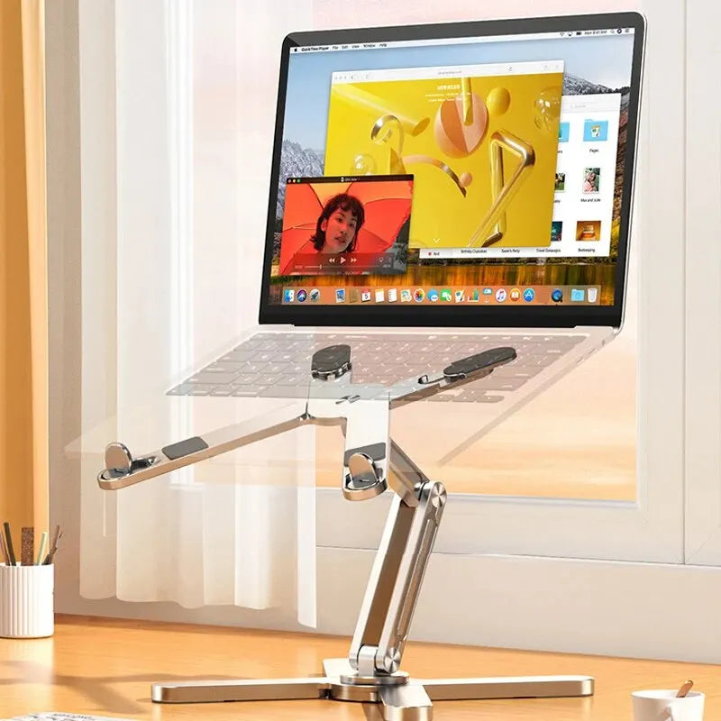 YASOKO Portable Laptop & Tablet Stand - Foldable Aluminum