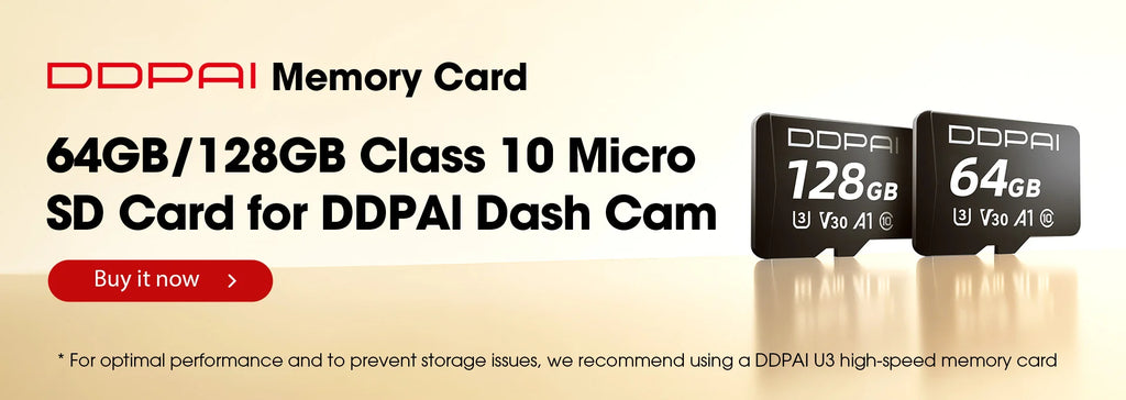 DDPAI N5 Dual 4K HDR Dash Cam - Front & Rear AI NightVIS DVR