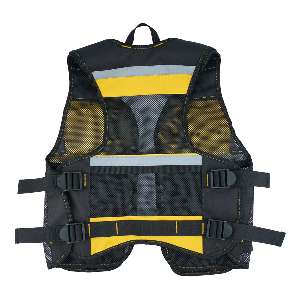 MELOTOUGH Reflective Safety Tool Vest with Removable Phone Holder - High Visibility Workwear