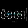 Garage Hexagon LED Light 50000H 6500K Ultra Bright