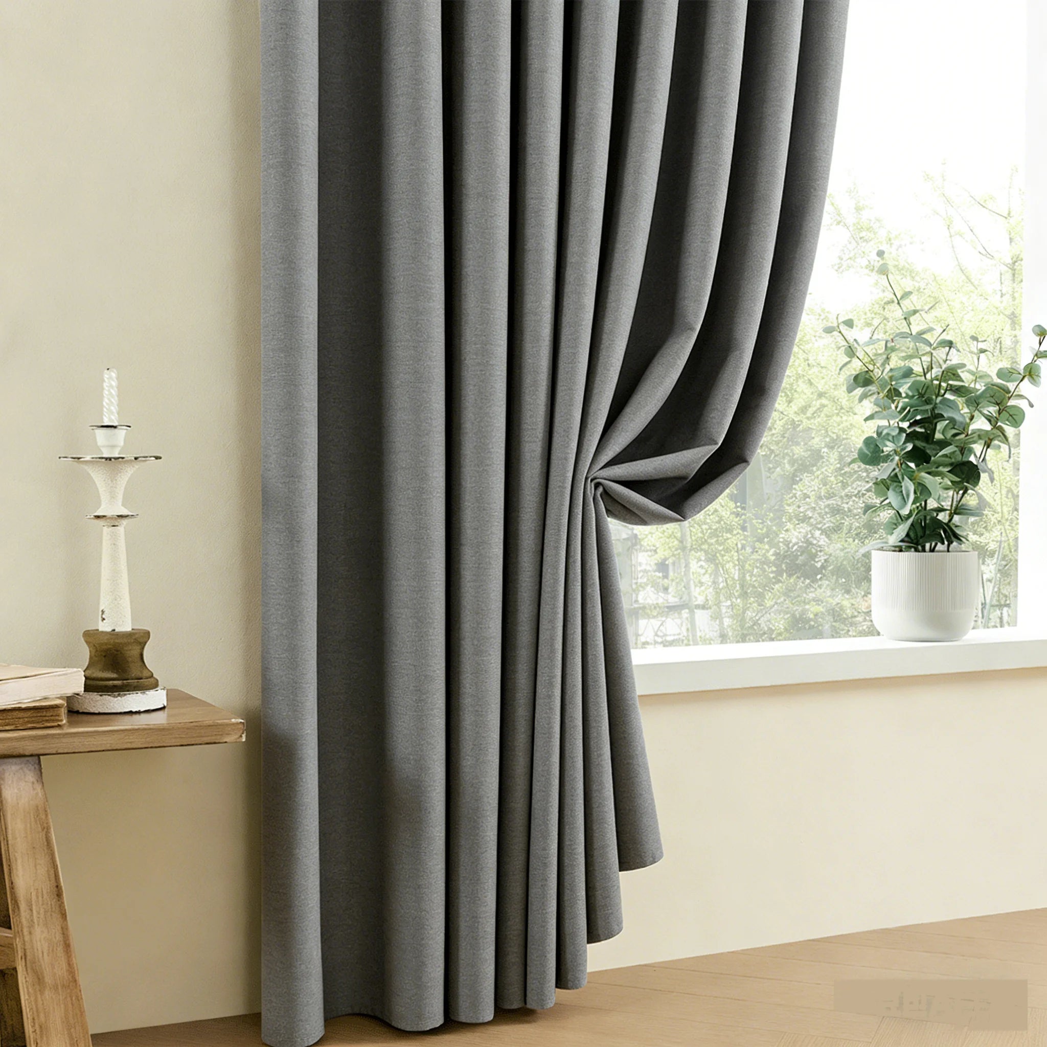 Modern Blackout Curtain - Thermal & Noise Reducing | Home Comfort