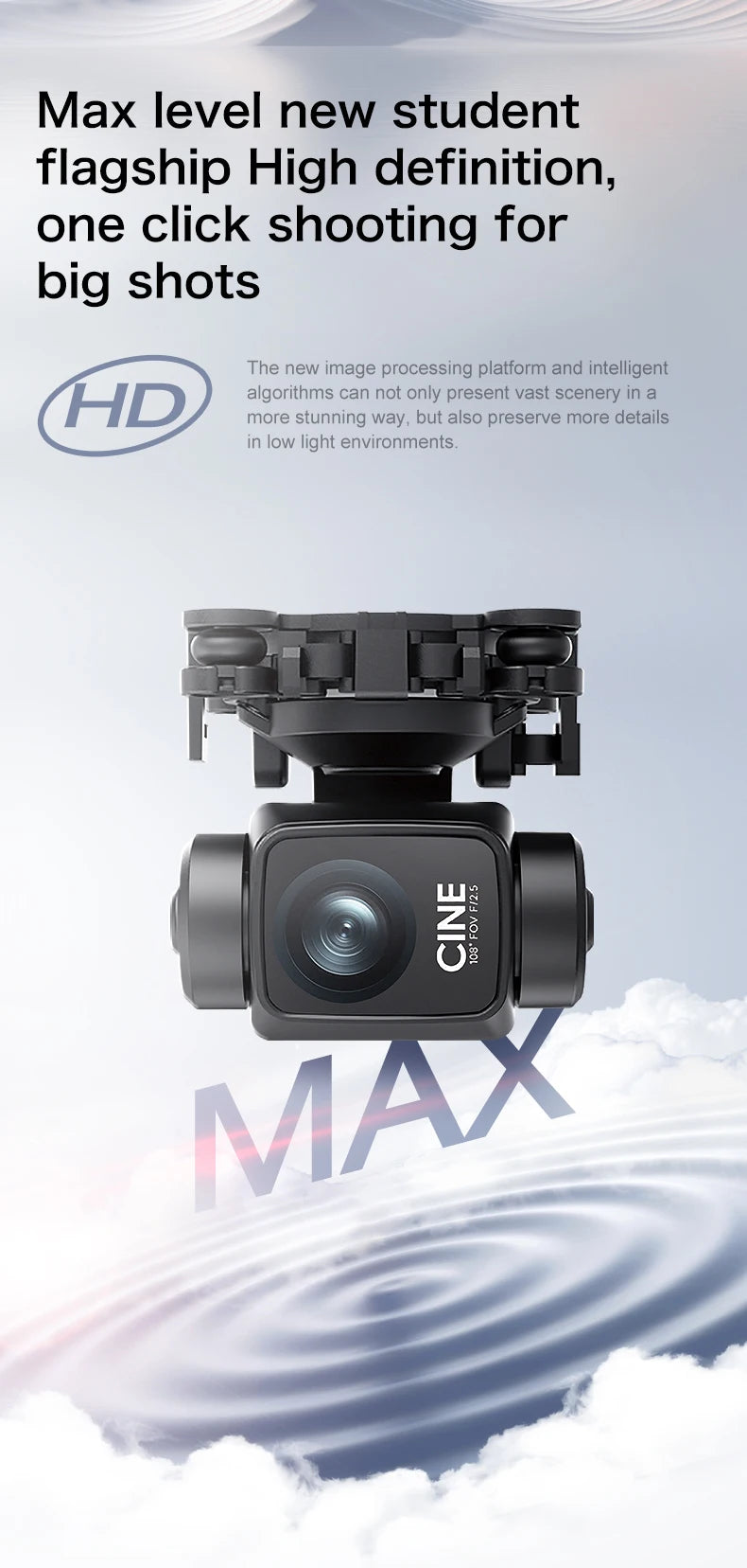 S-X1 MAX GPS Drone with 4K Camera & 3-axis Gimbal | Max Flight
