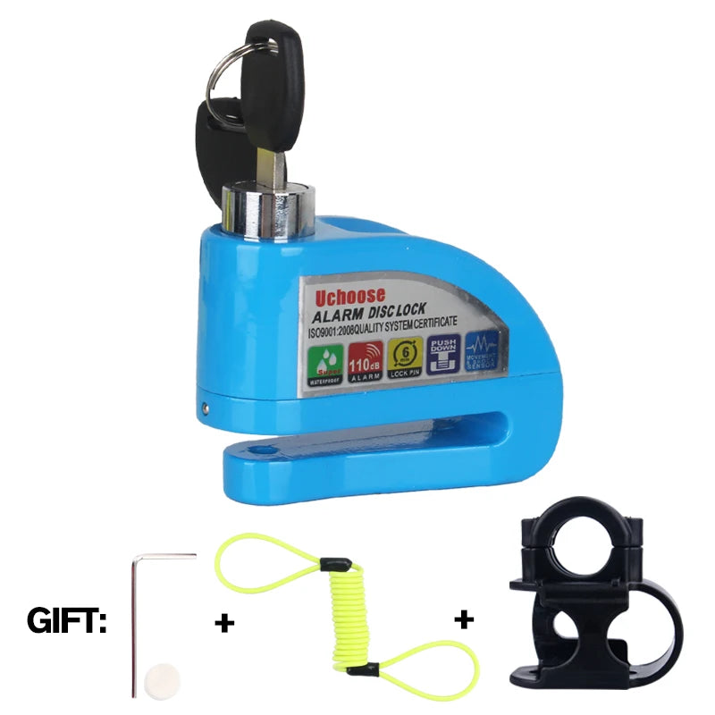Vabena Motorcycle Disc Brake Alarm Lock | Anti-Theft Scooter Security