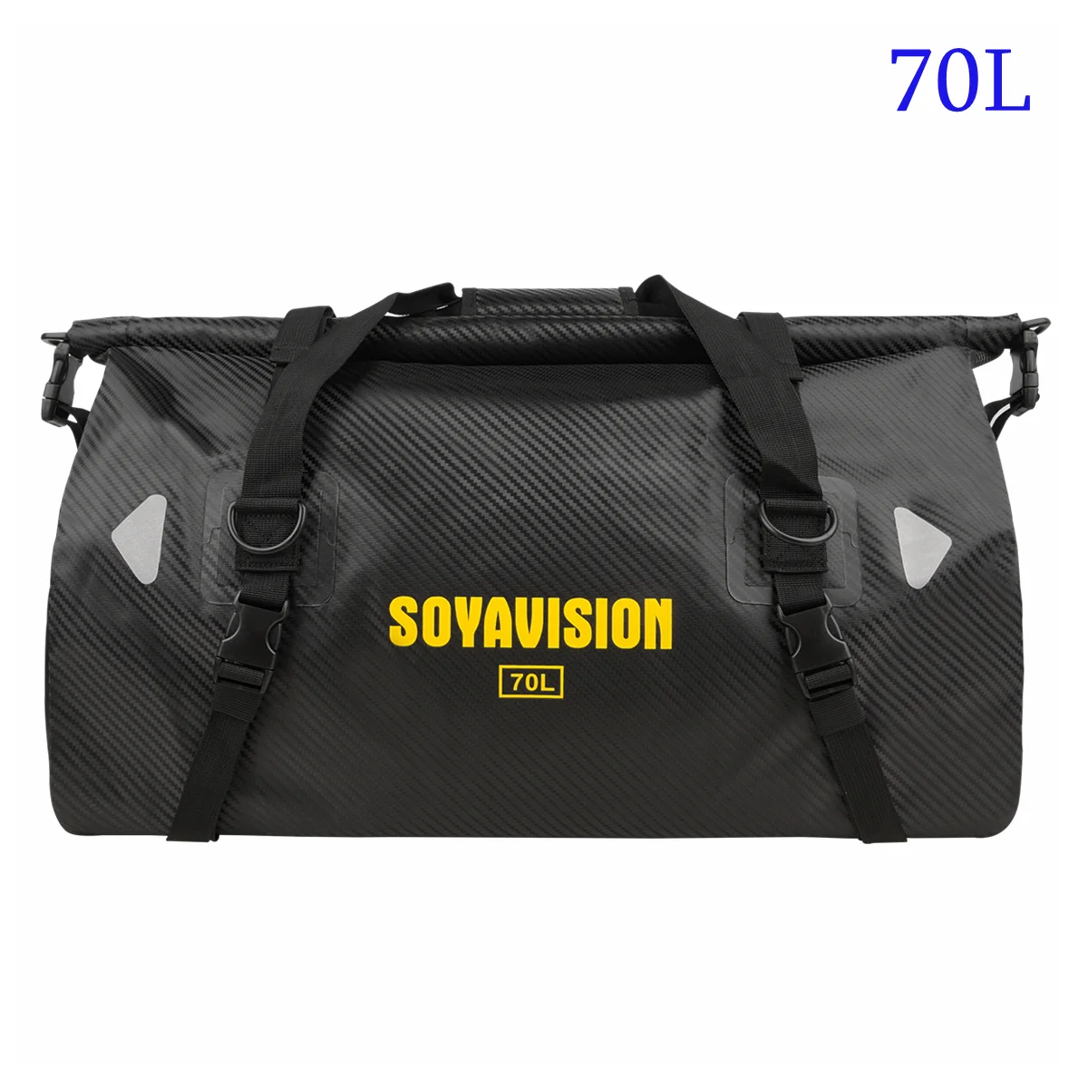 Waterproof Motorcycle Tail Bag | Dry Roll Luggage | 20L, 40L, 66L
