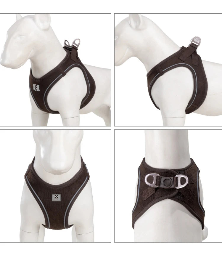 Dog Harness Leash Set - Adjustable, Reflective for Small to Medium Pets