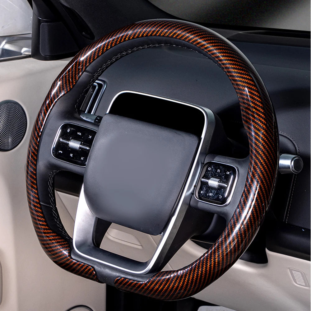 Universal Non-Slip Breathable Steering Wheel Cover 36-38cm