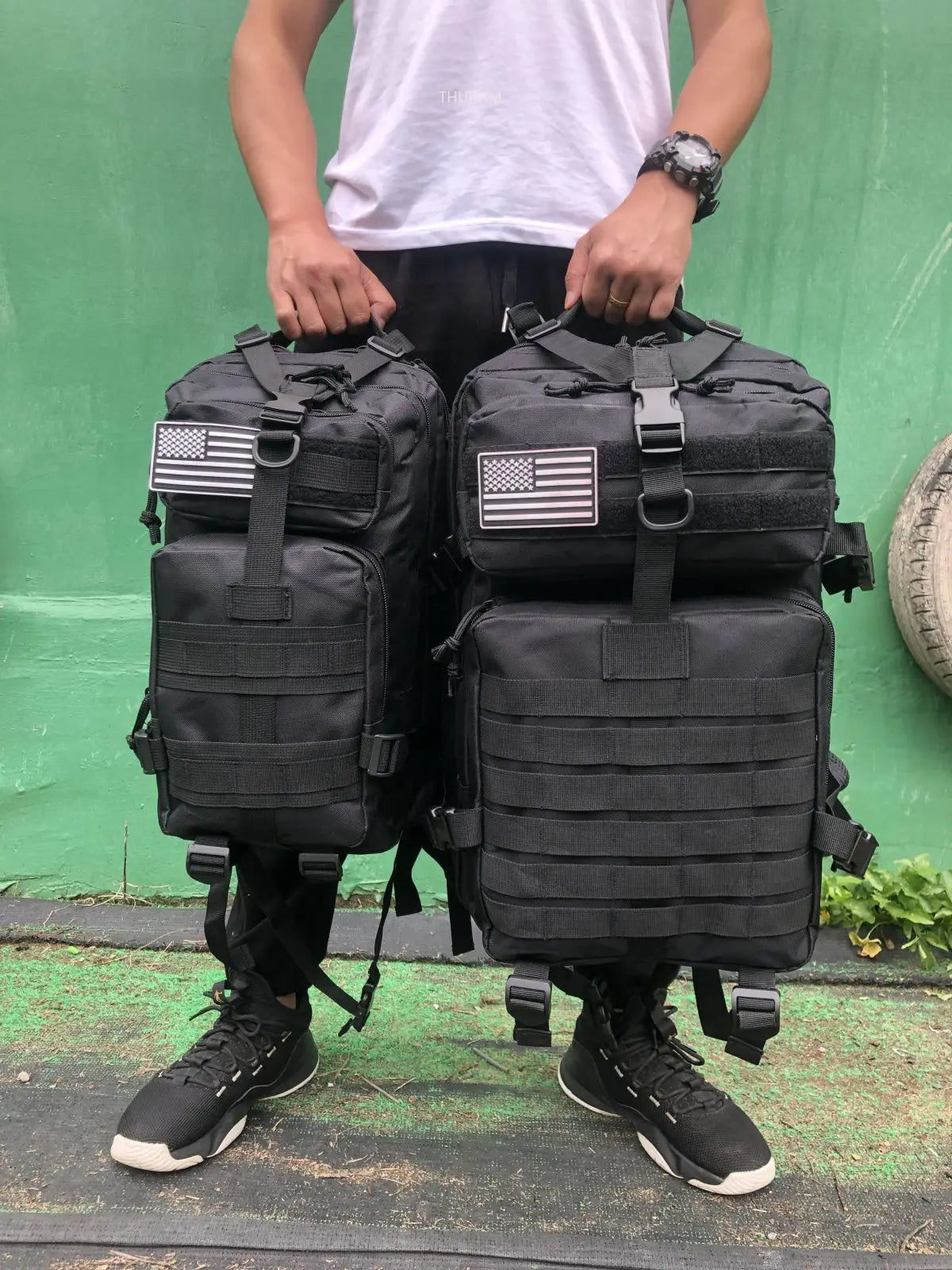 Thuram 1000D Waterproof Tactical Rucksack for Hiking & Camping