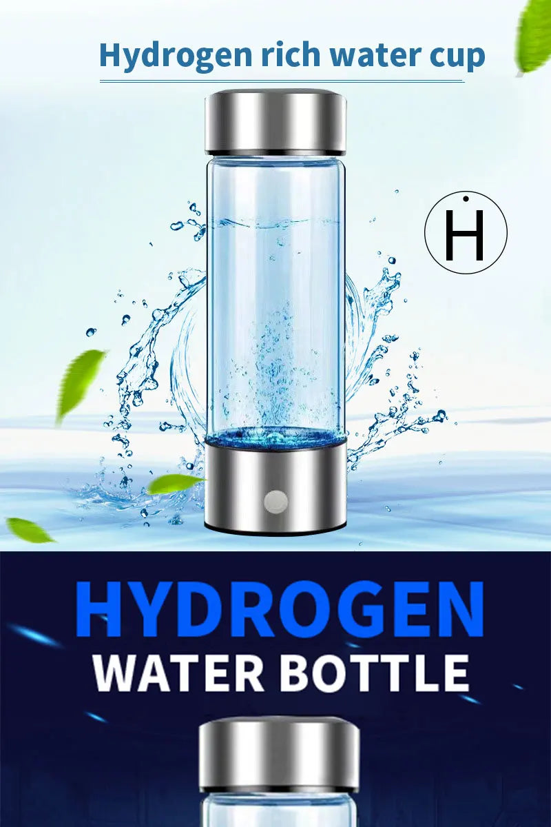 Portable Hydrogen Water Generator Bottle - Titanium Filter