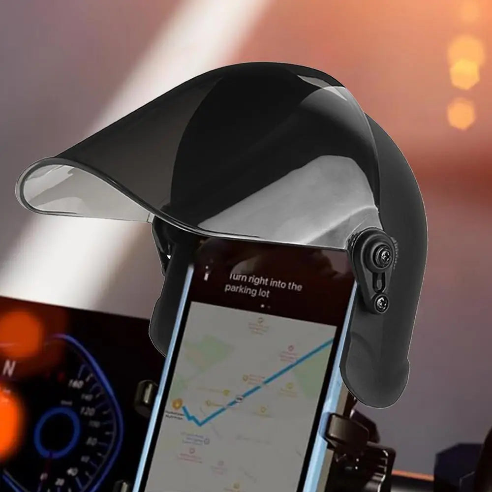 Motorcycle Phone Mount - Waterproof with Sunshade & Rain Protection