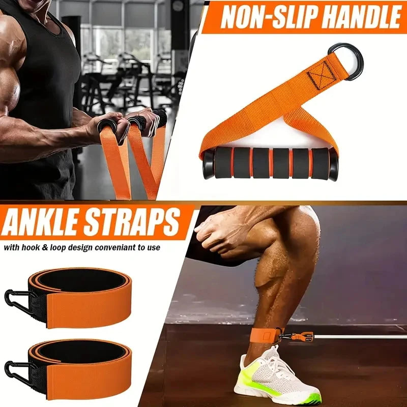 Resistance Strap with Handle | Natural Muscle Training