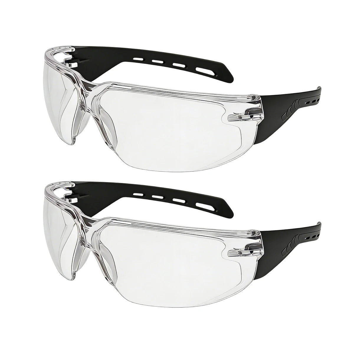 Vabena HM6 Adjustable Safety Glasses Over Glasses - ANSI Z87.1 Anti-Fog & Scratch Resistant