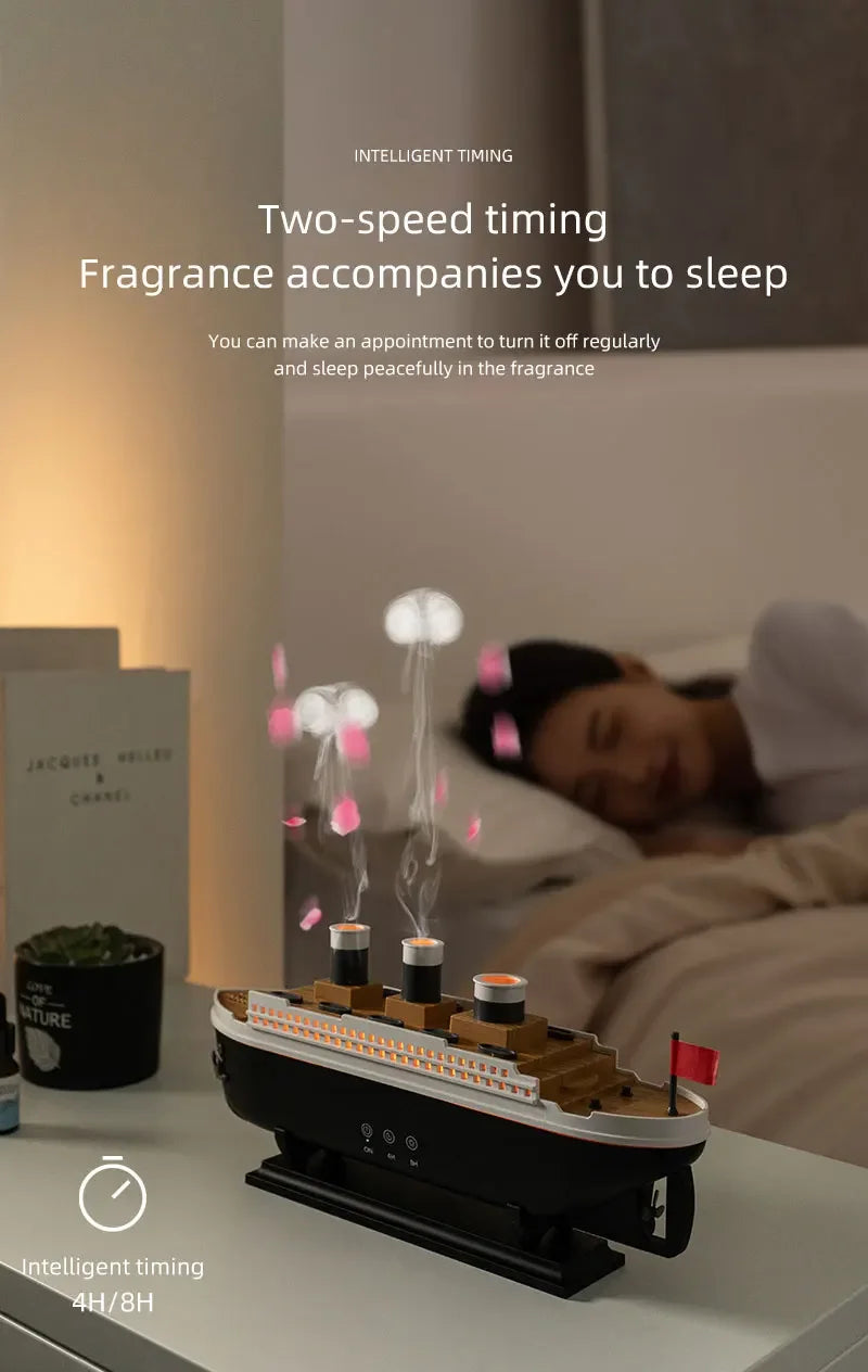 CREAROMA Titanic Humidifier - 250ml Remote Control Air Diffuser
