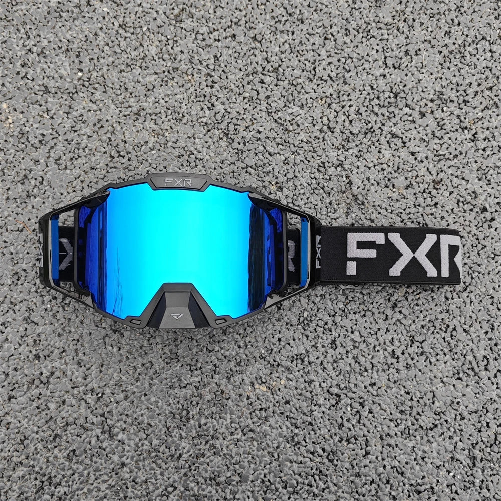 FXR Motocross Goggles HD Lens Anti-fog MX MTB Dirt Bike Eyeglasses