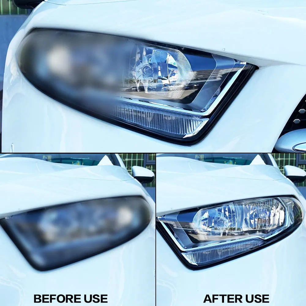 Car Headlight Restoration Kit - Repair & Polish Anti-Scratch