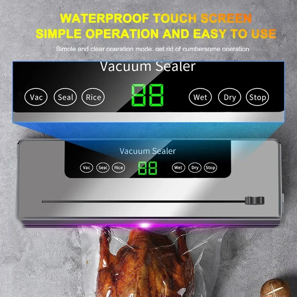 CENRR Electric Vacuum Sealer - Food Preservation System with Built-in Cutter