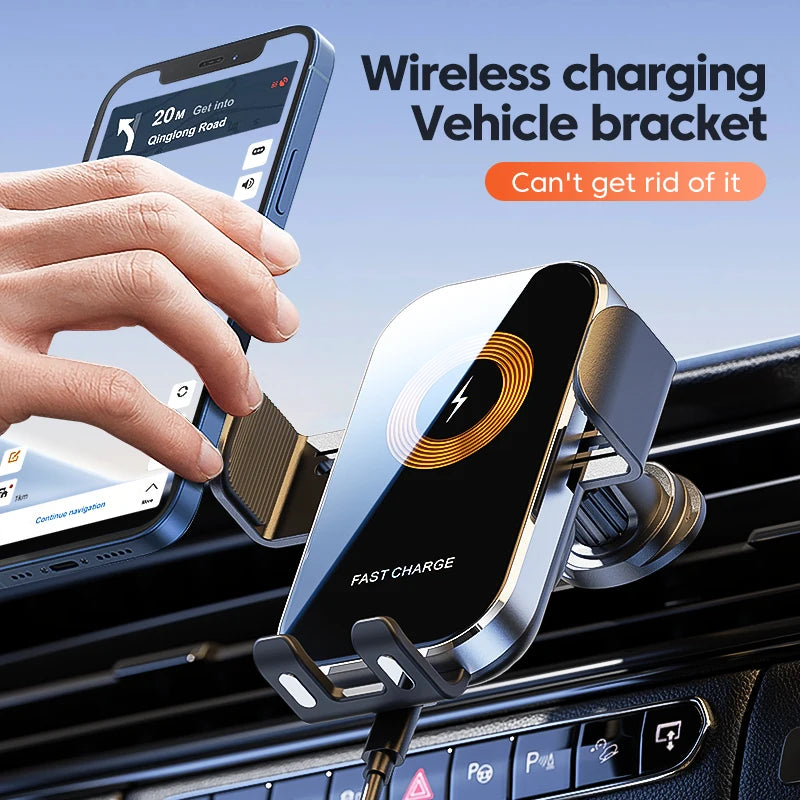 Universal Car Wireless Charger Phone Mount | Auto Holder