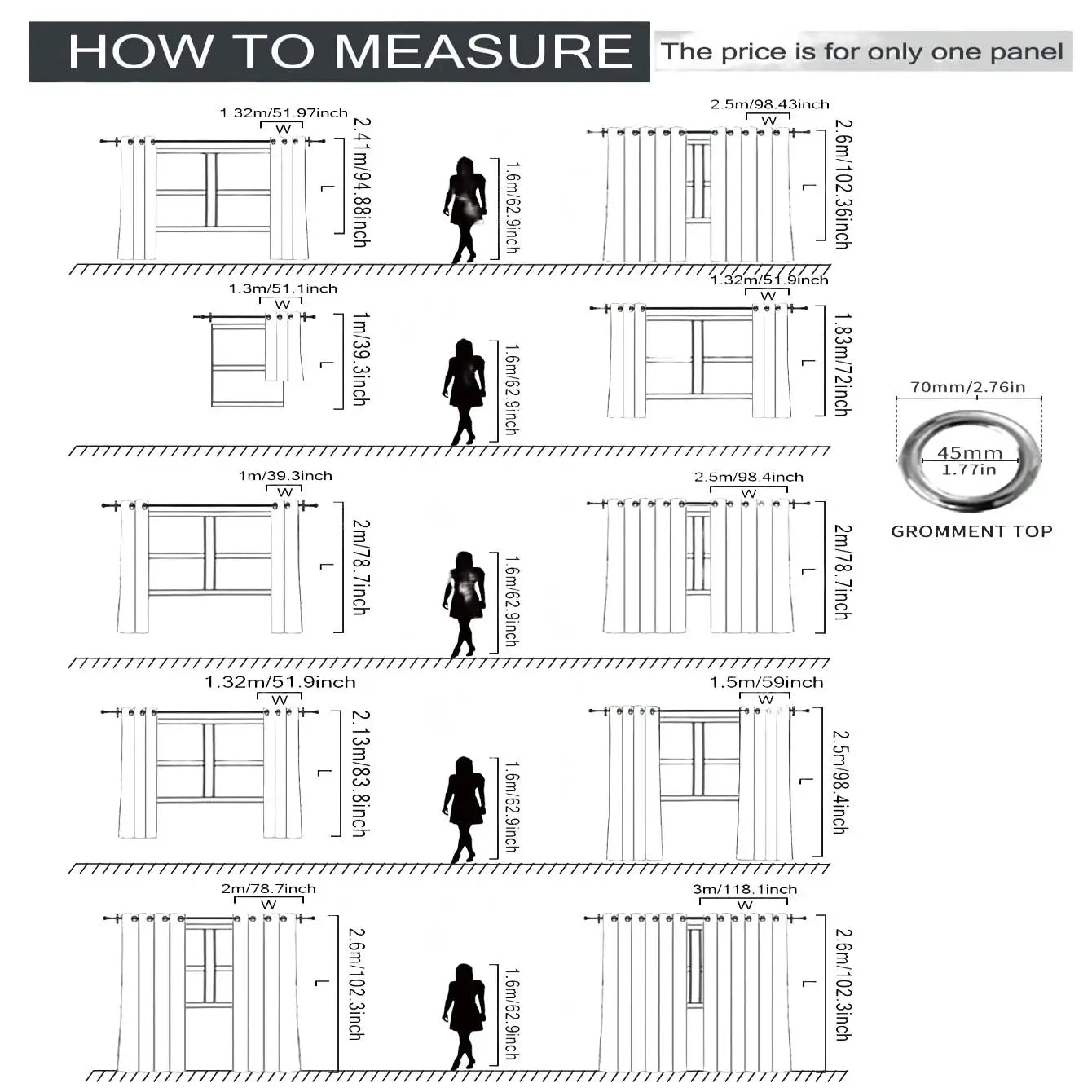 Modern Minimalist Blackout Curtain | Heat Insulating Bedroom Drape