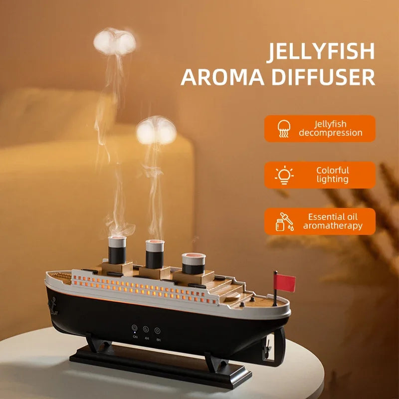 CREAROMA Titanic Humidifier - 250ml Remote Control Air Diffuser