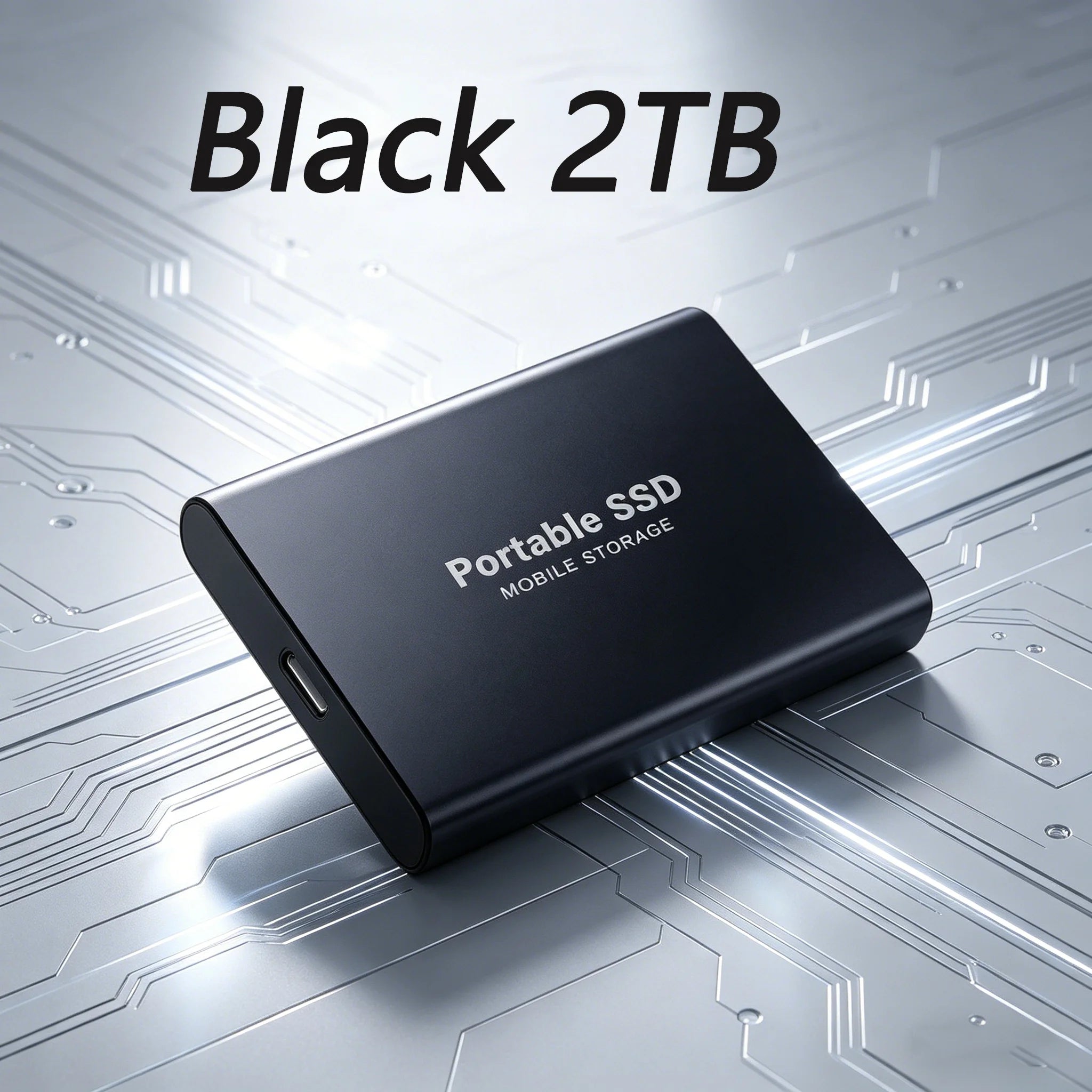 4TB Portable SSD Waterproof Shockproof High-Speed External Drive Pro