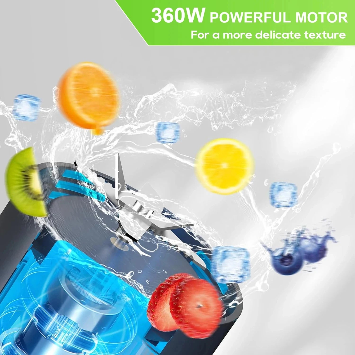 Portable USB Rechargeable Blender & Juicer - 700ML