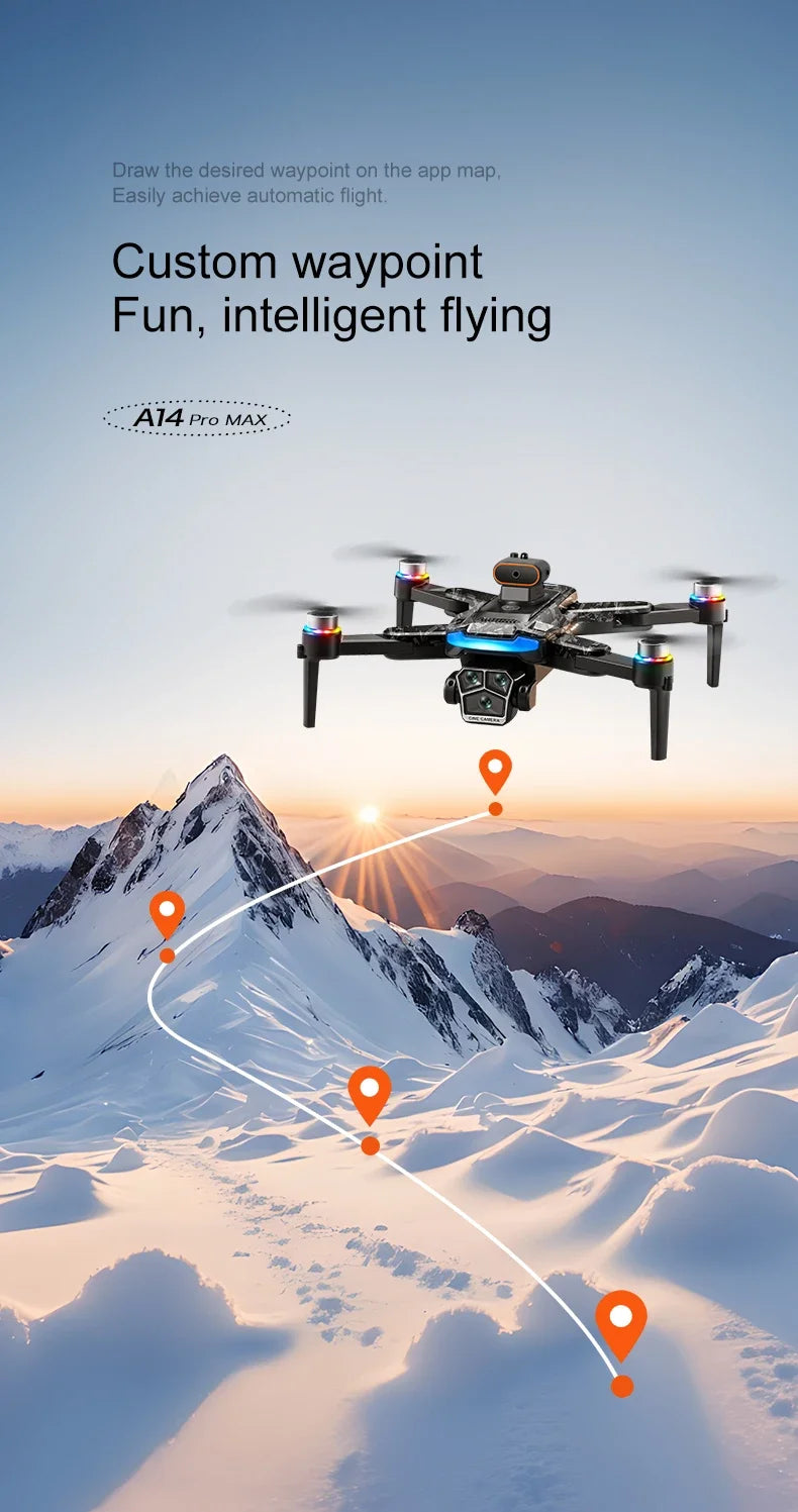 Lenovo A14Pro Max 4K GPS Drone | Dual Pro Camera | Advanced Aerial Photography