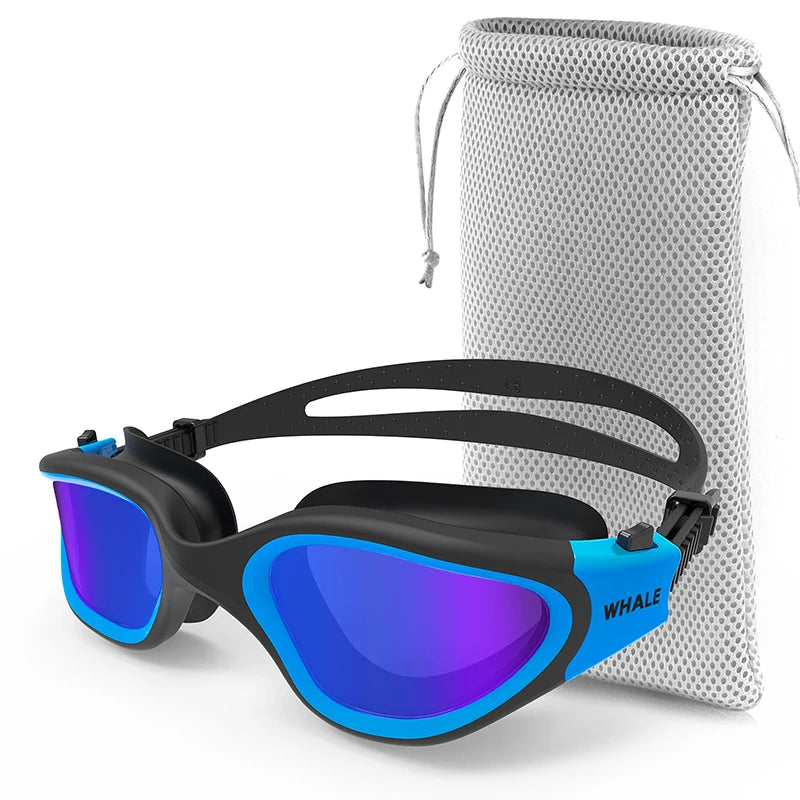 Polarized Swimming Goggles for Adults - Anti-Fog & UV Protection