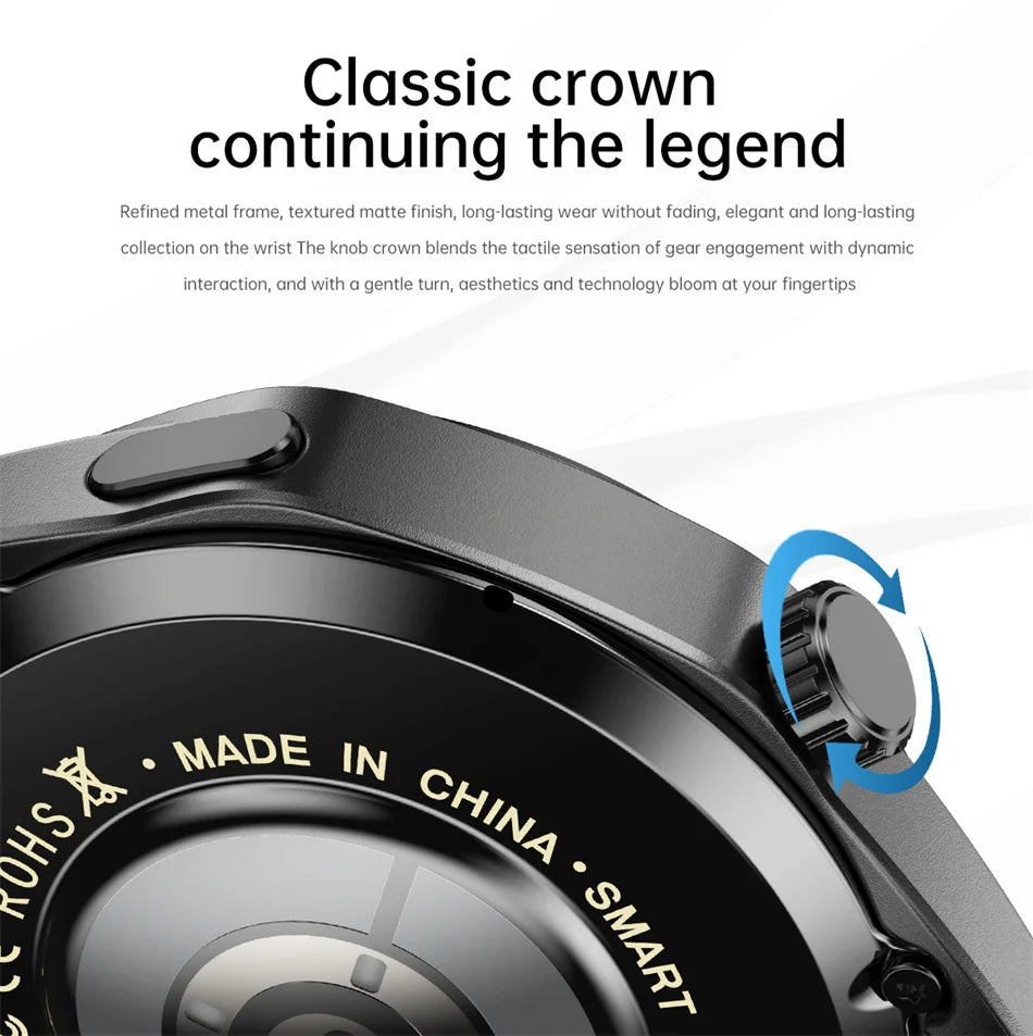 Vabena Smart Watch 5 Pro | GPS, NFC, AMOLED, Bluetooth Call