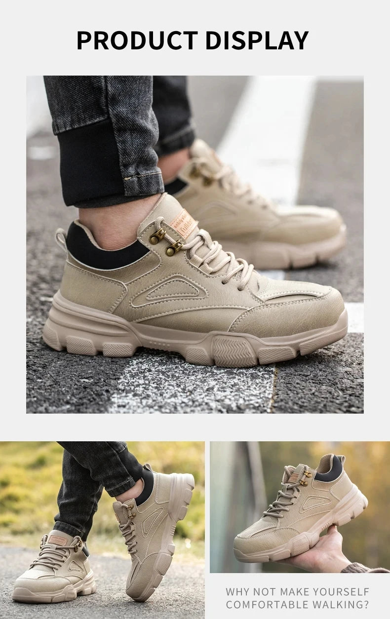 Tulldent Steel-Wire Smart Dial Safety Sneakers - Ultimate Protection & Comfort
