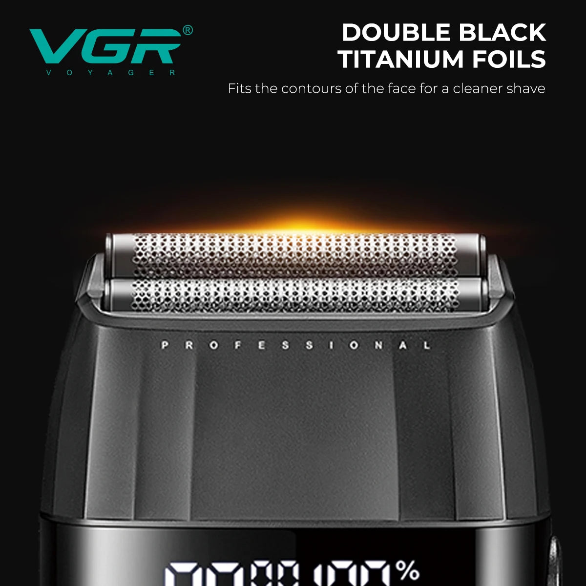 VGR Professional Cordless Hair Trimmer - Electric Clippers