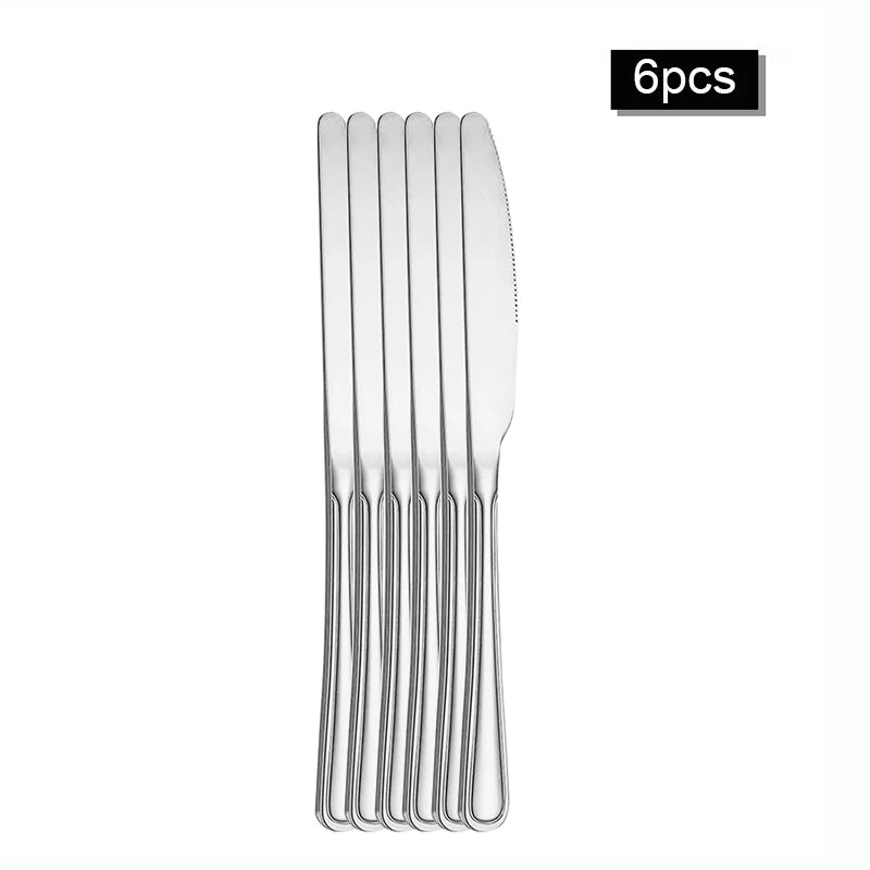 Luxury Stainless Steel Steak Cutlery Set for Restaurants & Hotels
