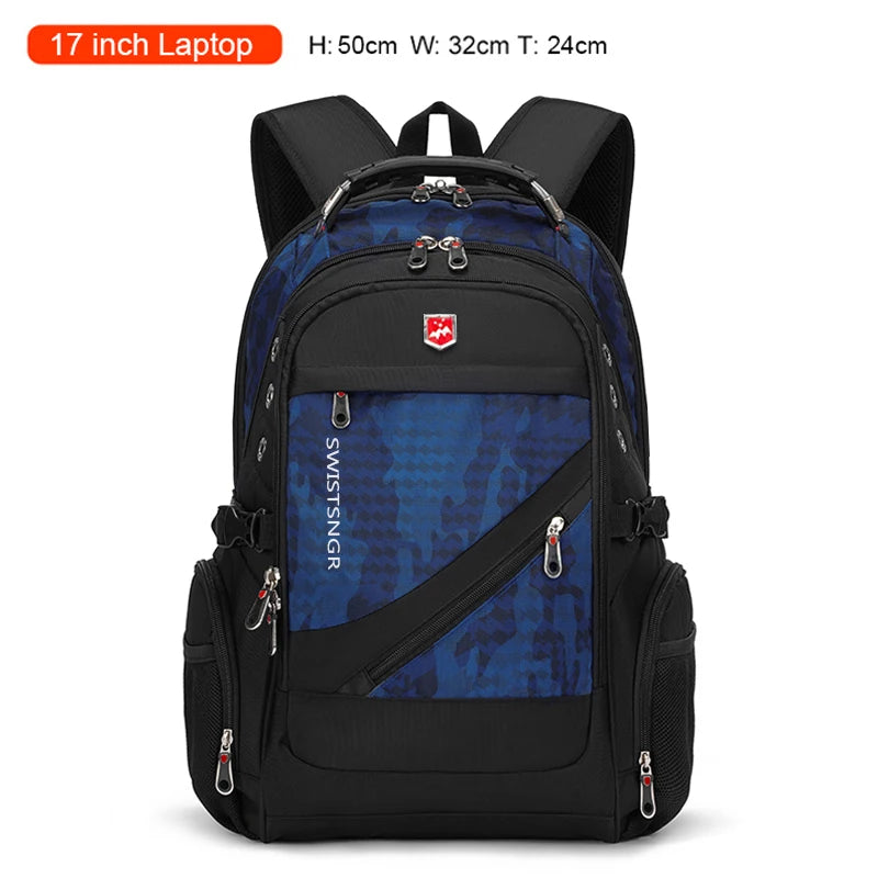 Vabena 2026 Waterproof Laptop Backpack - 17/20 Inch Travel & Everyday Rucksack for Men & Women