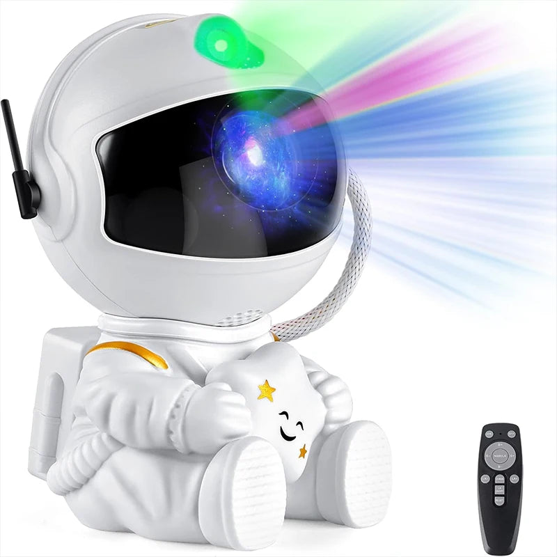 Astronaut Galaxy Projector Night Light - Stars Lamp for Kids Bedroom Decor