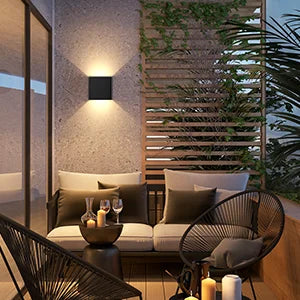 KICAAO 6W LED Wall Sconces - Modern Indoor & Outdoor IP65 Lighting