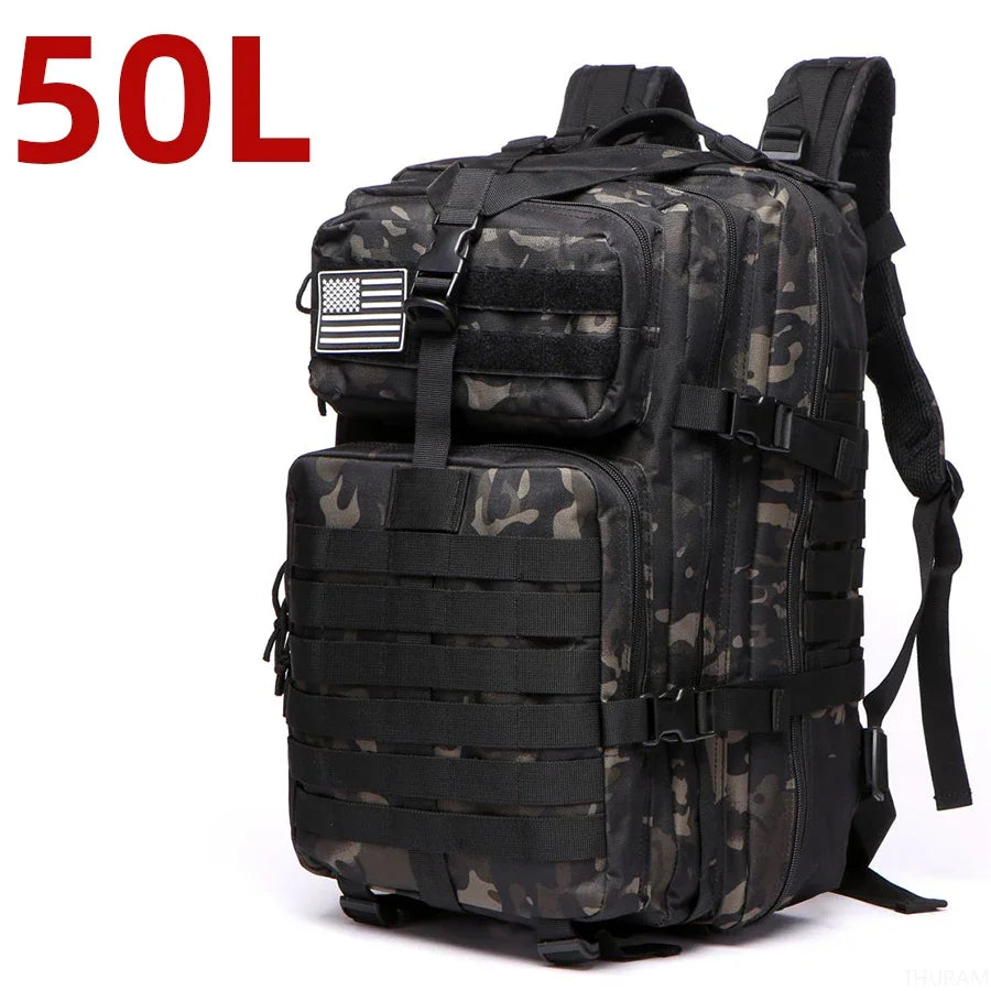 Thuram 1000D Waterproof Tactical Rucksack for Hiking & Camping