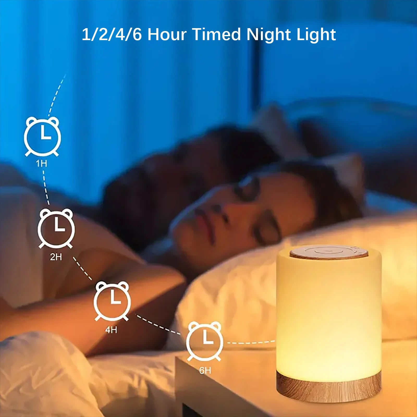 SHENZHITECH Portable Smart RGB Ambiance Lamp - Touch Control