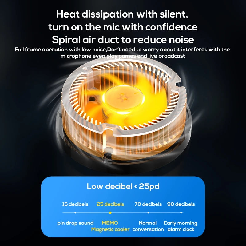 MEMO CX08 Pro Fast Cooling Magnetic/Clip Phone Cooler Radiator