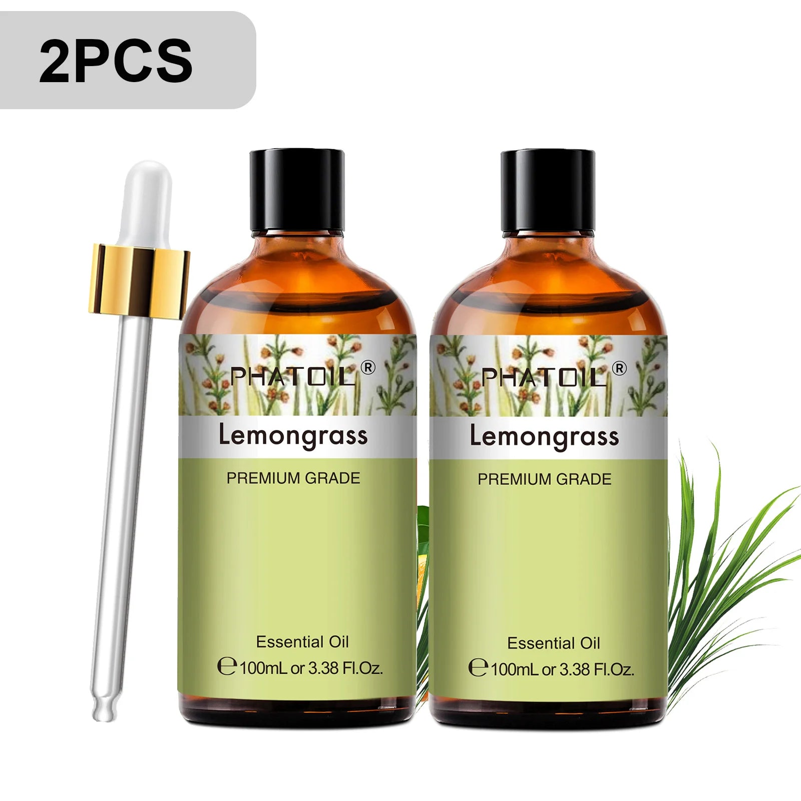 PHATOIL Premium Essential Oil Blend - Sandalwood, Lavender, Eucalyptus, Peppermint