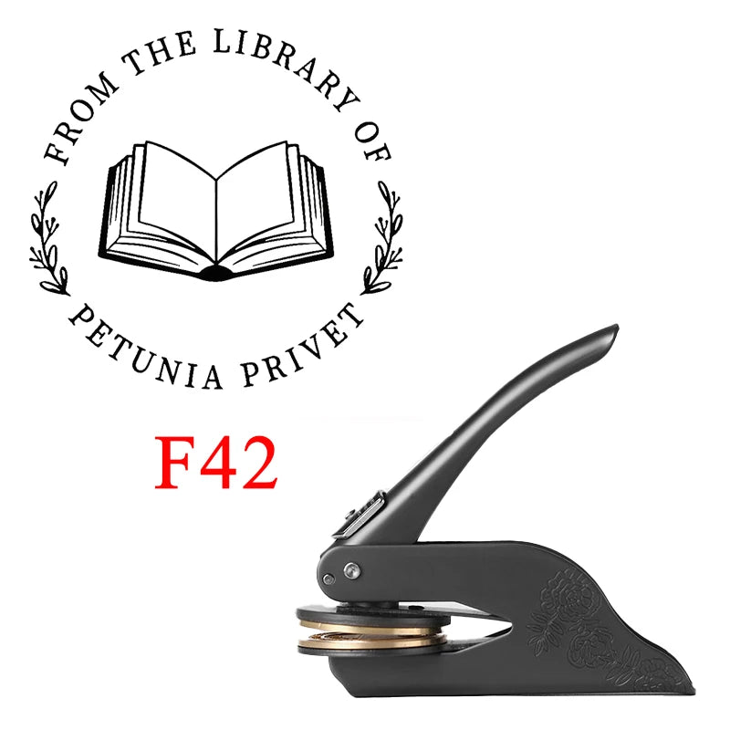Custom Embosser Stamp for Books, Weddings & Invitations | DIY Seal