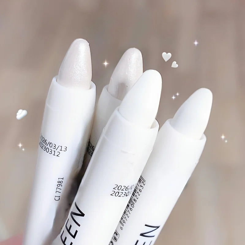 Shimmering Highlight Stick & Eyeshadow Pencil - Dazzling Glitter White