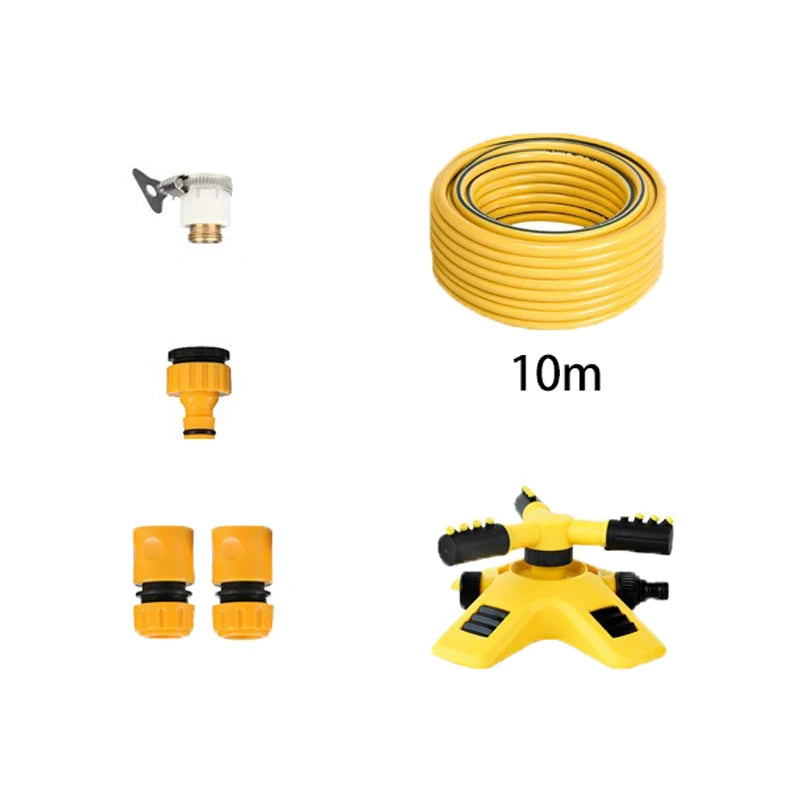 360° Automatic Rotating Garden Lawn Sprinkler for Large Area Coverage