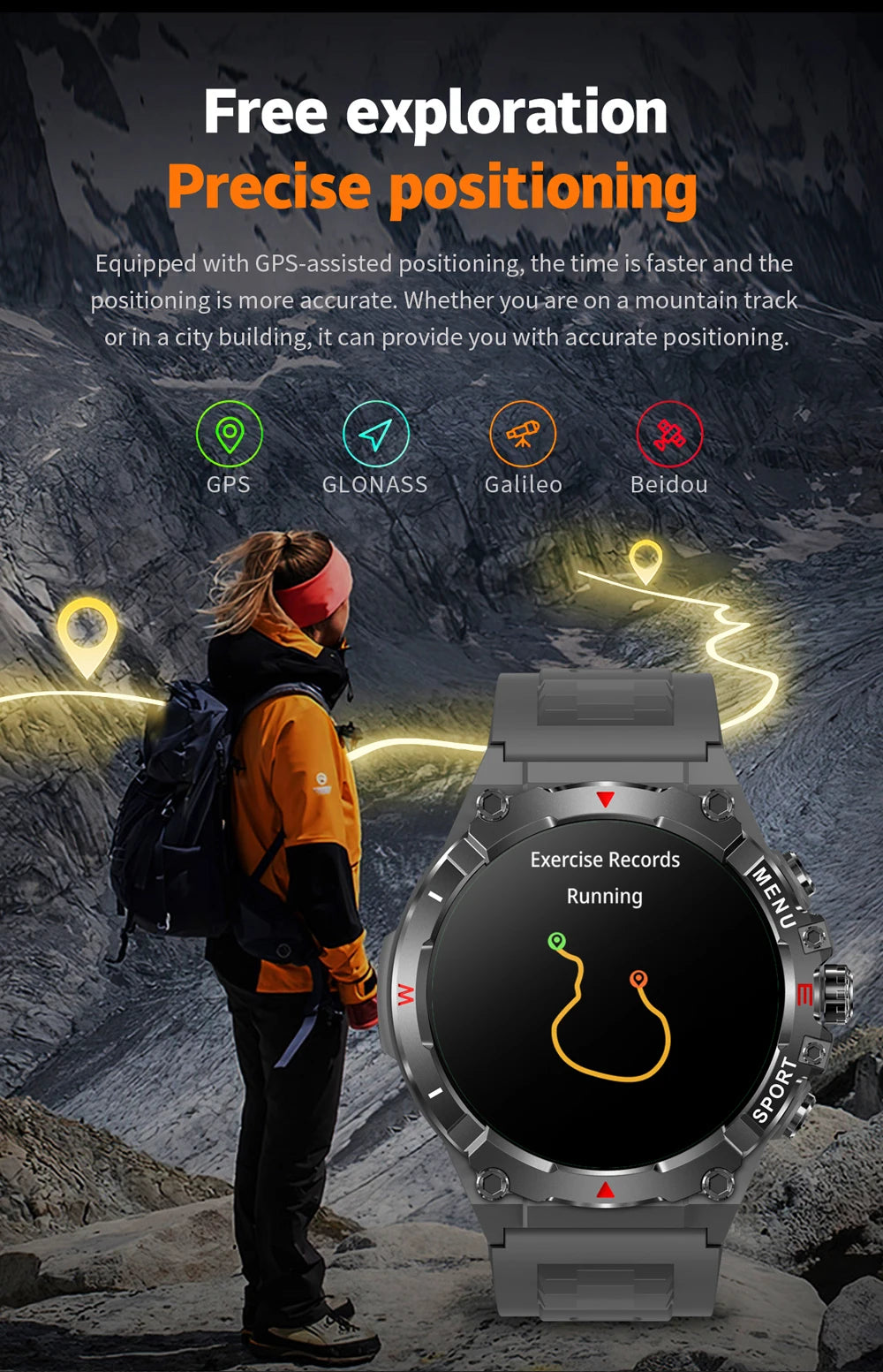 COLMI V76 GPS Smartwatch | Ultra AMOLED & Bluetooth Call