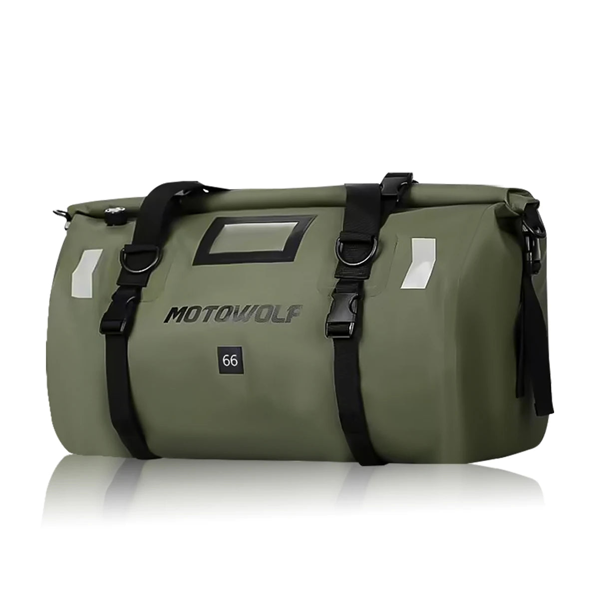 Waterproof Motorcycle Tail Bag | Dry Roll Luggage | 20L, 40L, 66L