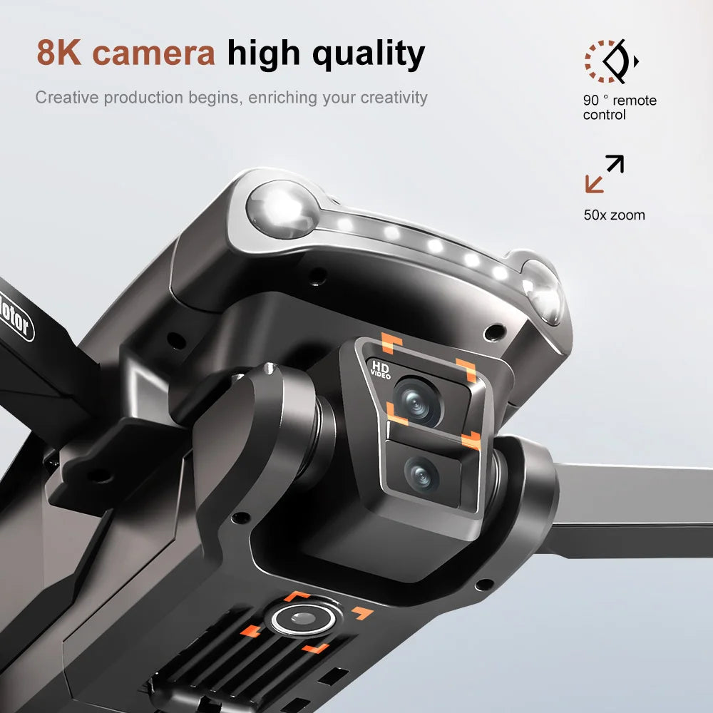 Lenovo V198Max GPS Drone | 4K/8K Dual Camera 5G FPV RC